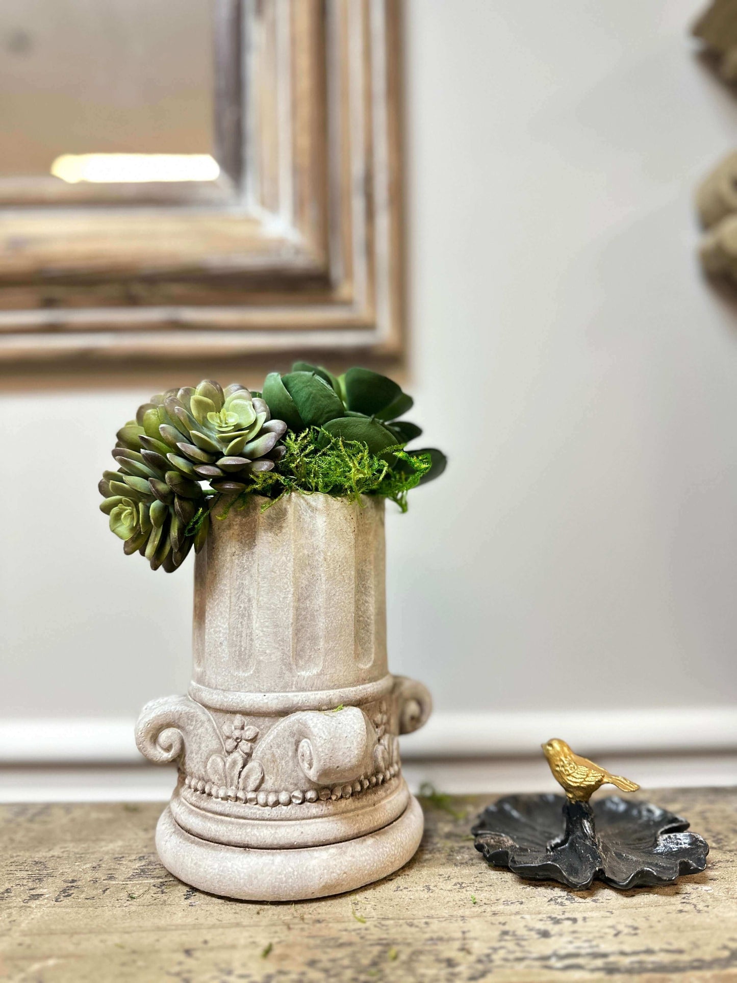 Concrete Column Planter