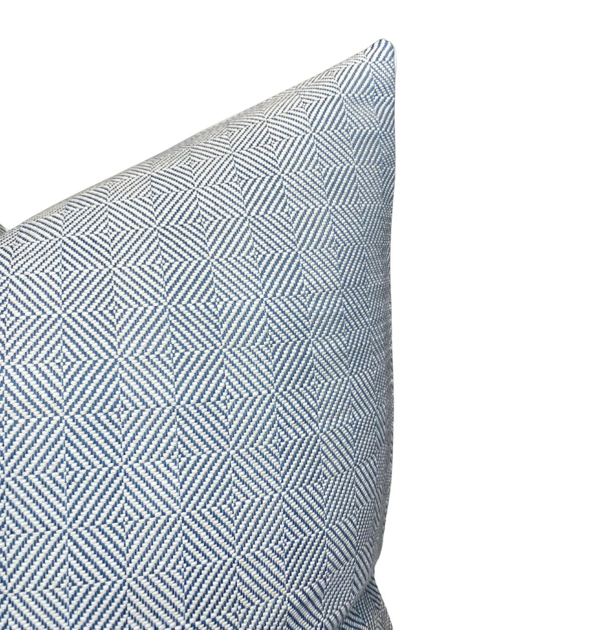 Chelsea Square Pillow Cover in Blue Haven, Indoor Outdoor Pillow - Rose Tarlow for Perennials