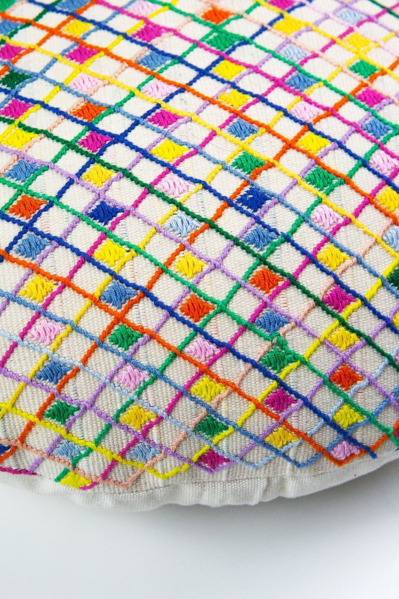 Cotzal Rainbow Brocade Pillows