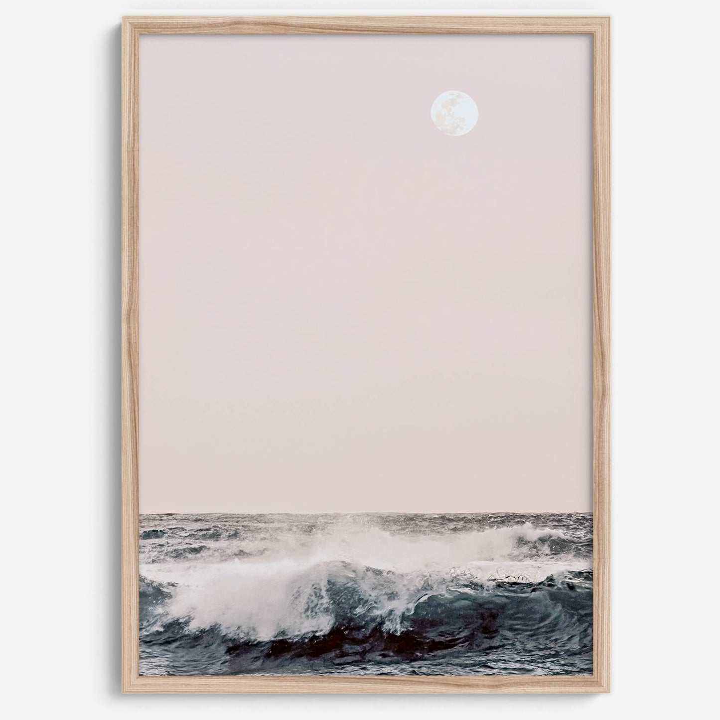 Moon Over Waves