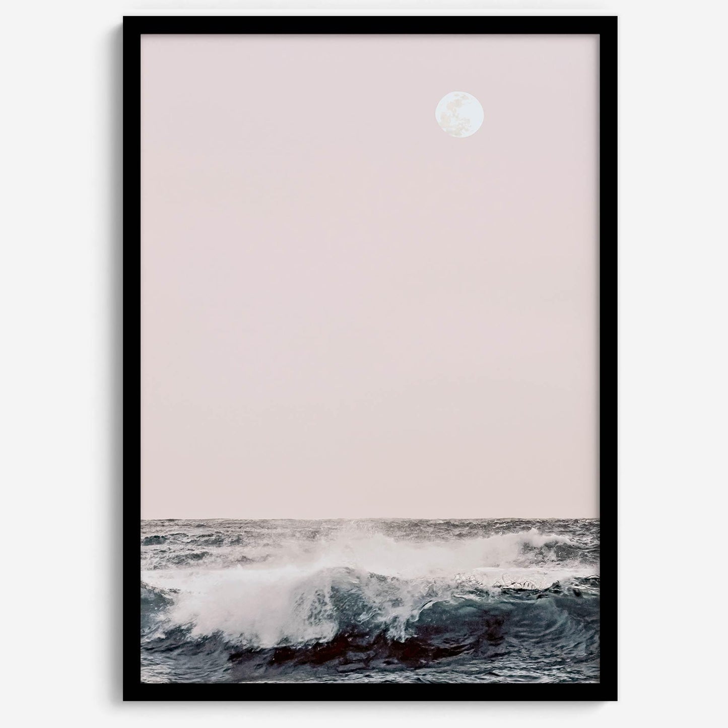 Moon Over Waves