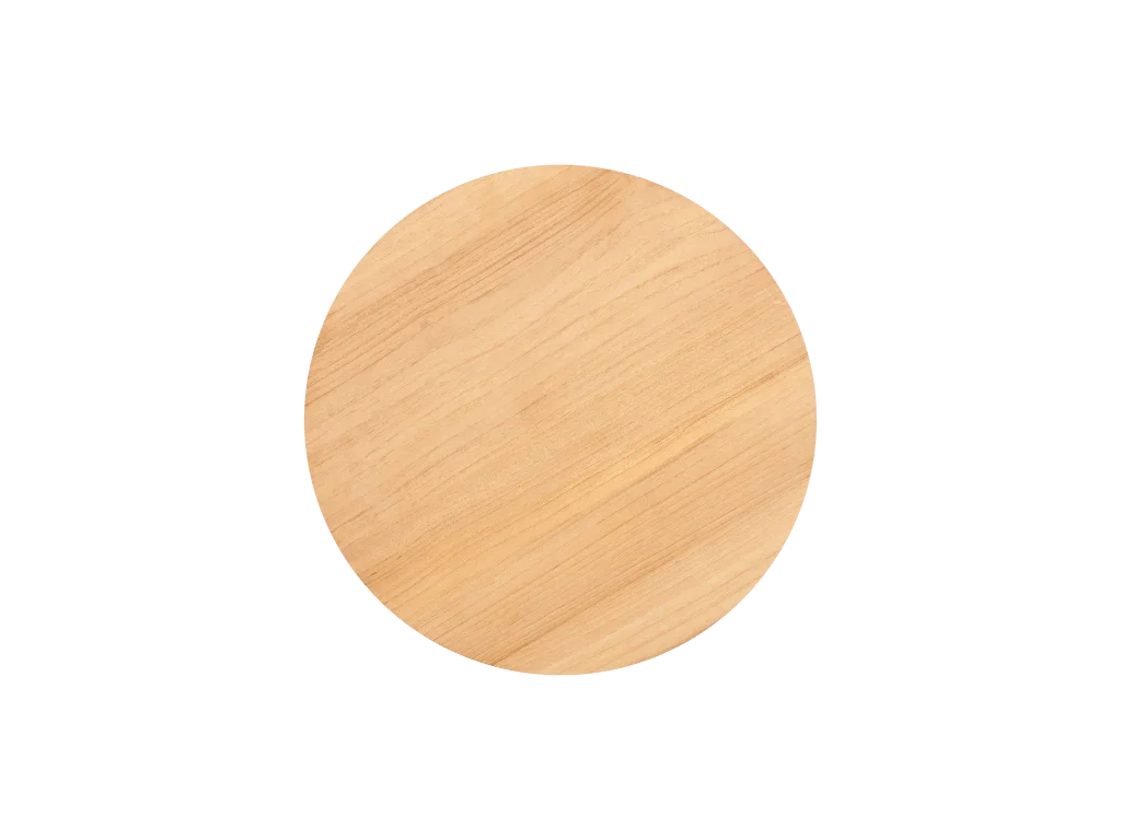 Cross Legs Nesting Teak Patio Side Table