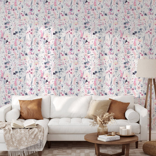 Meadow Wildflower Wallpaper