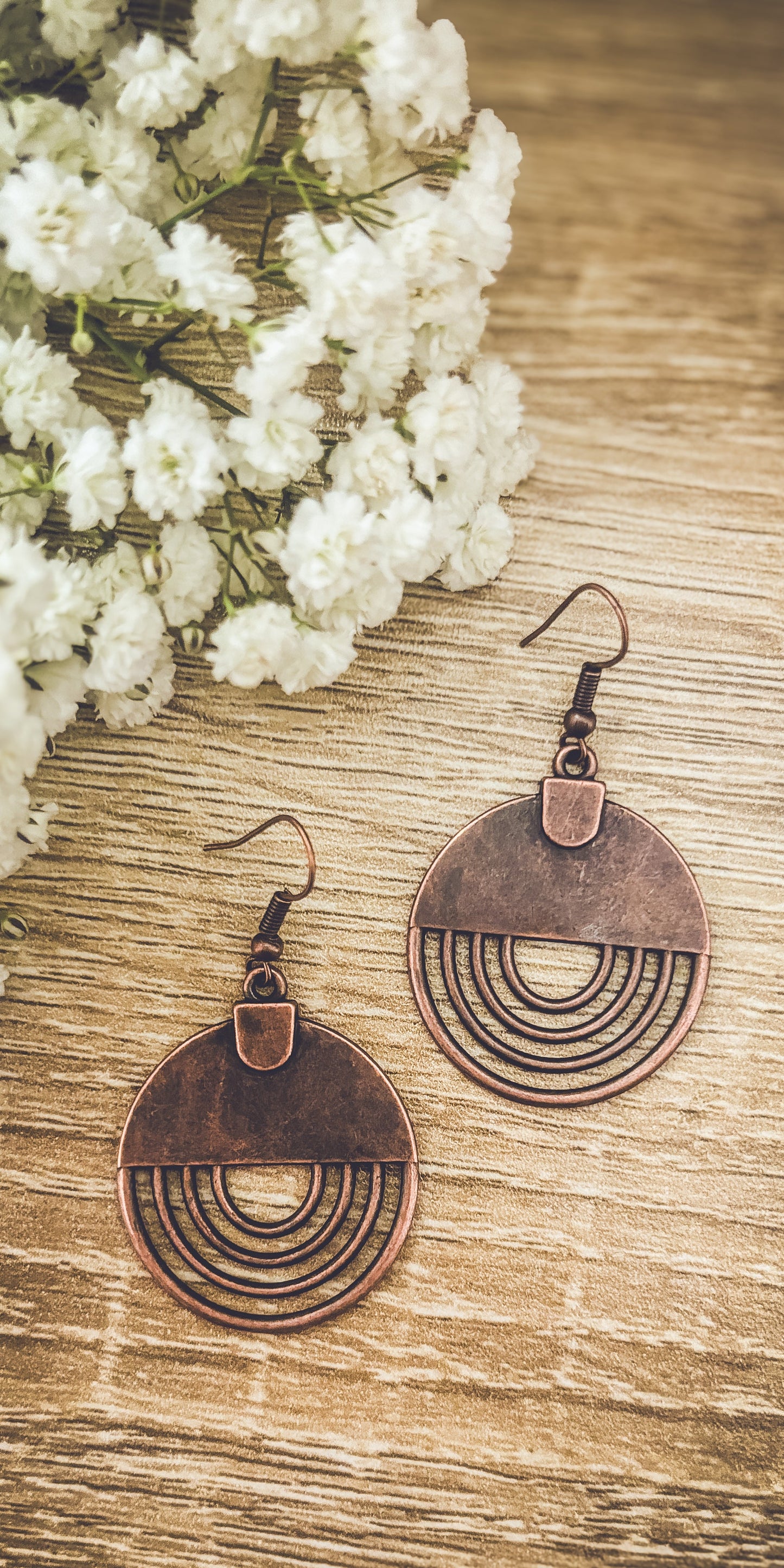 Copper Horizon Earrings
