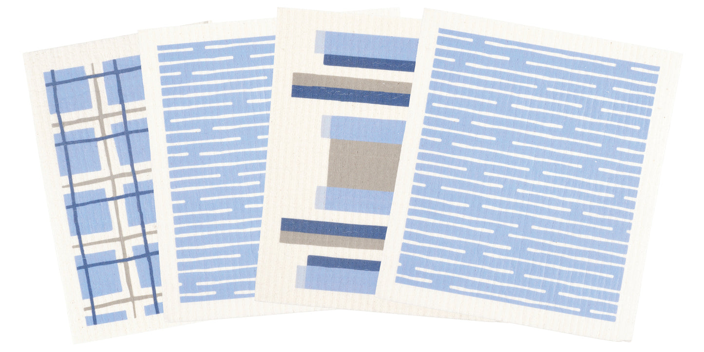 KAF Home Set Of 4 Mixed Swedish Dish Cloths