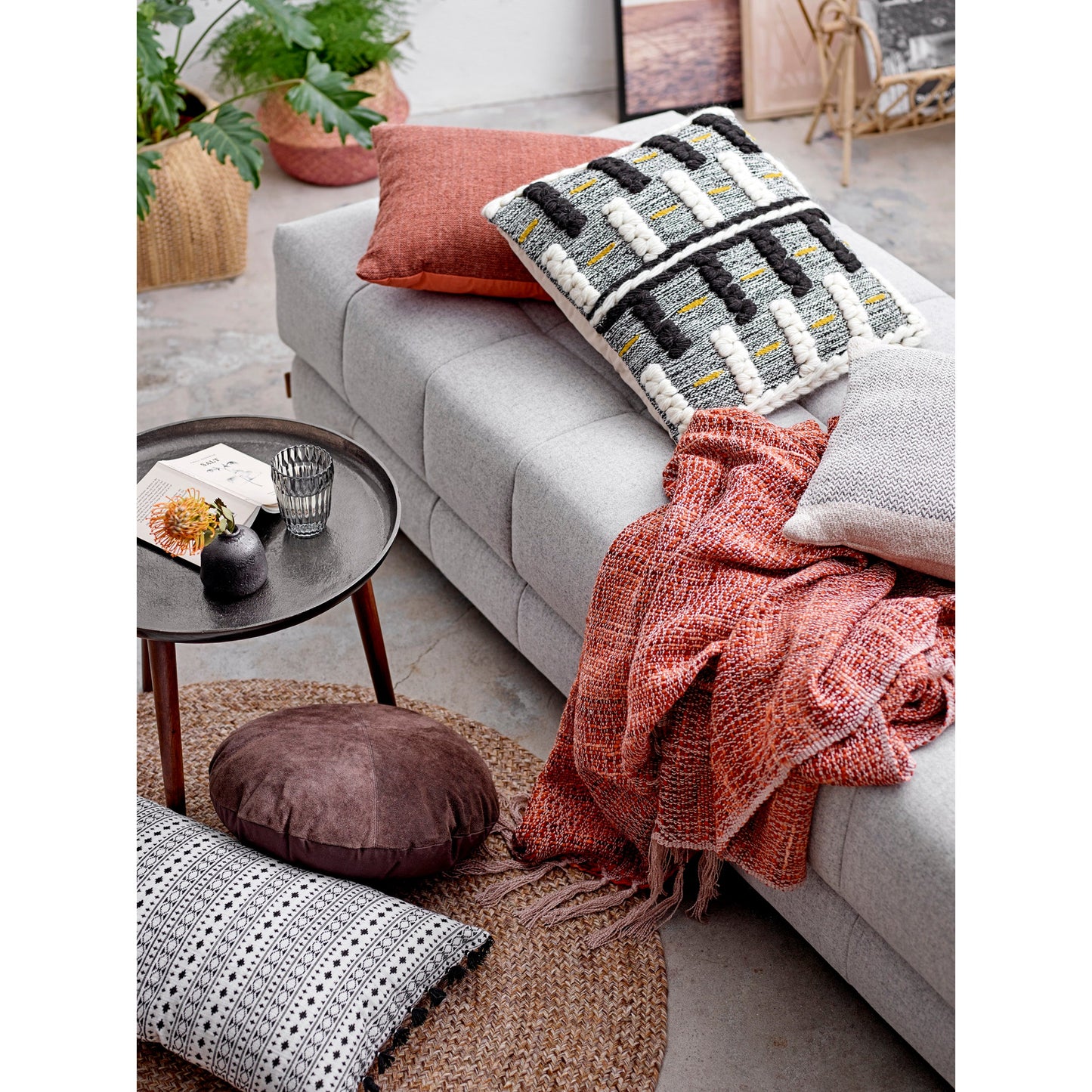 Green & Teal Reactive Glaze Volcano Finish Stoneware Vases