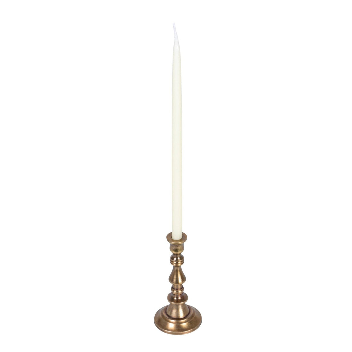 Antique Brass Mini Taper Candle Holder