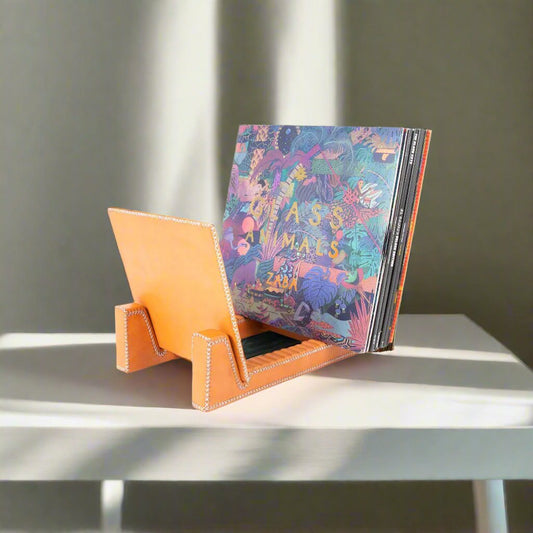 Disco | Leather Record Stand