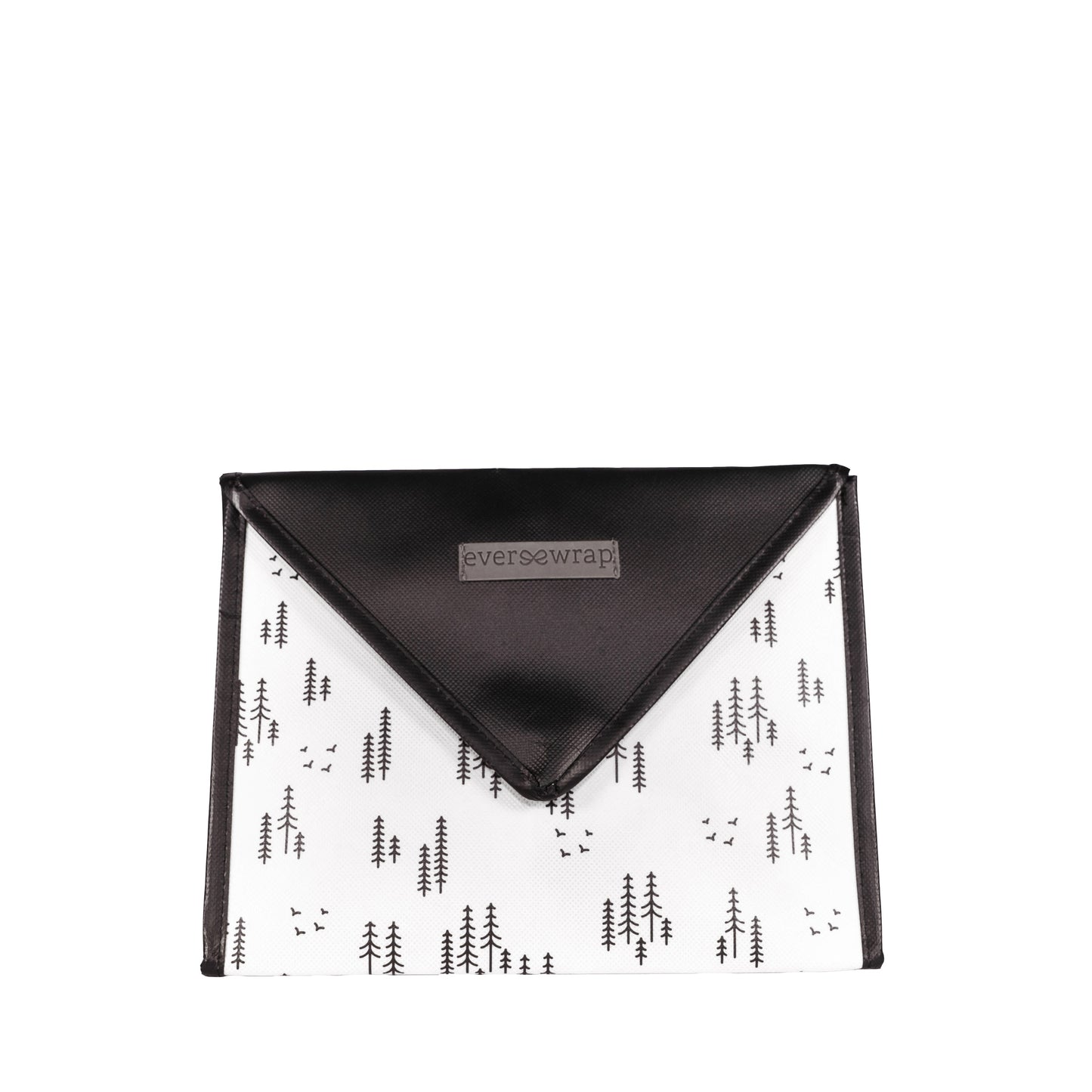 EverEnvelope: Small Black and White Reusable Gift Bag with Magnetic Closure (Reusable Gift Wrap Bags – Sustainable, Foldable, Eco-Friendly)
