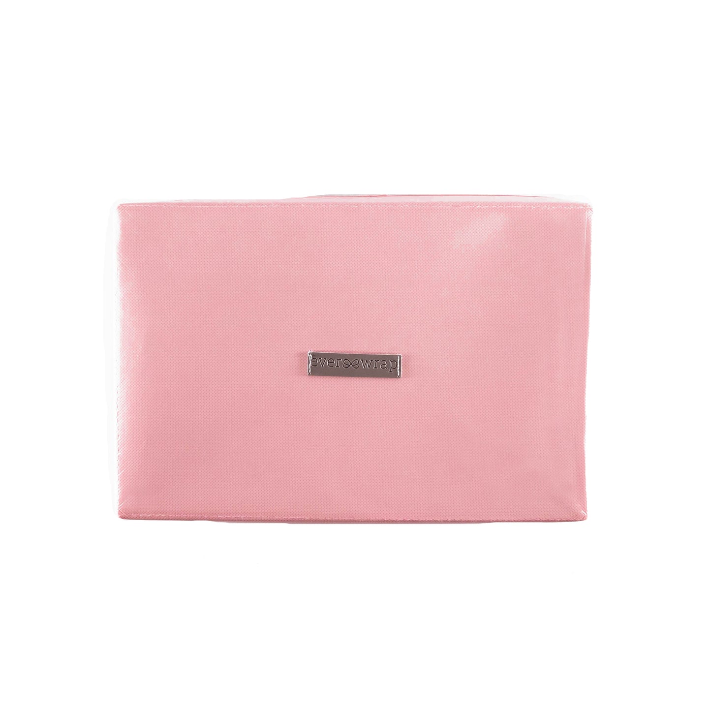 EverBox: Medium Pink Collapsible Gift Box with Black + White Grosgrain Ribbon