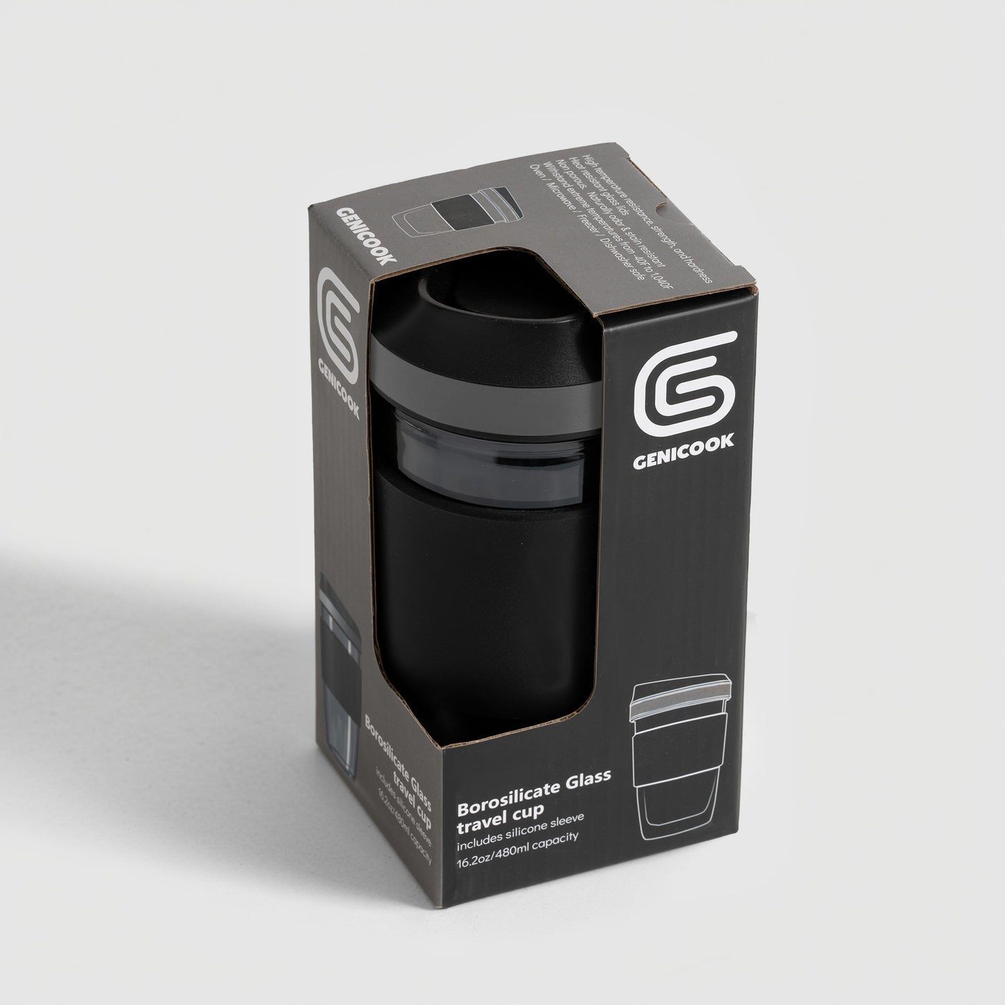 Borosilicate Glass Coffee Cups (2 Cups)