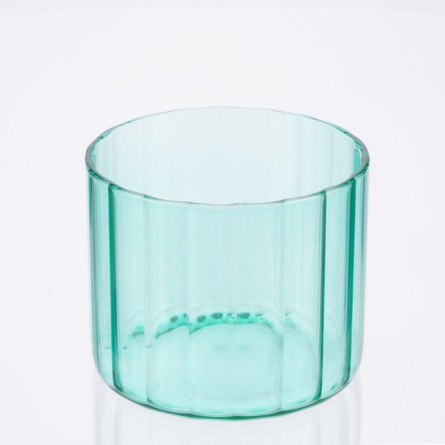 Glass Canister Set & Bamboo Lid - Diamond Blue