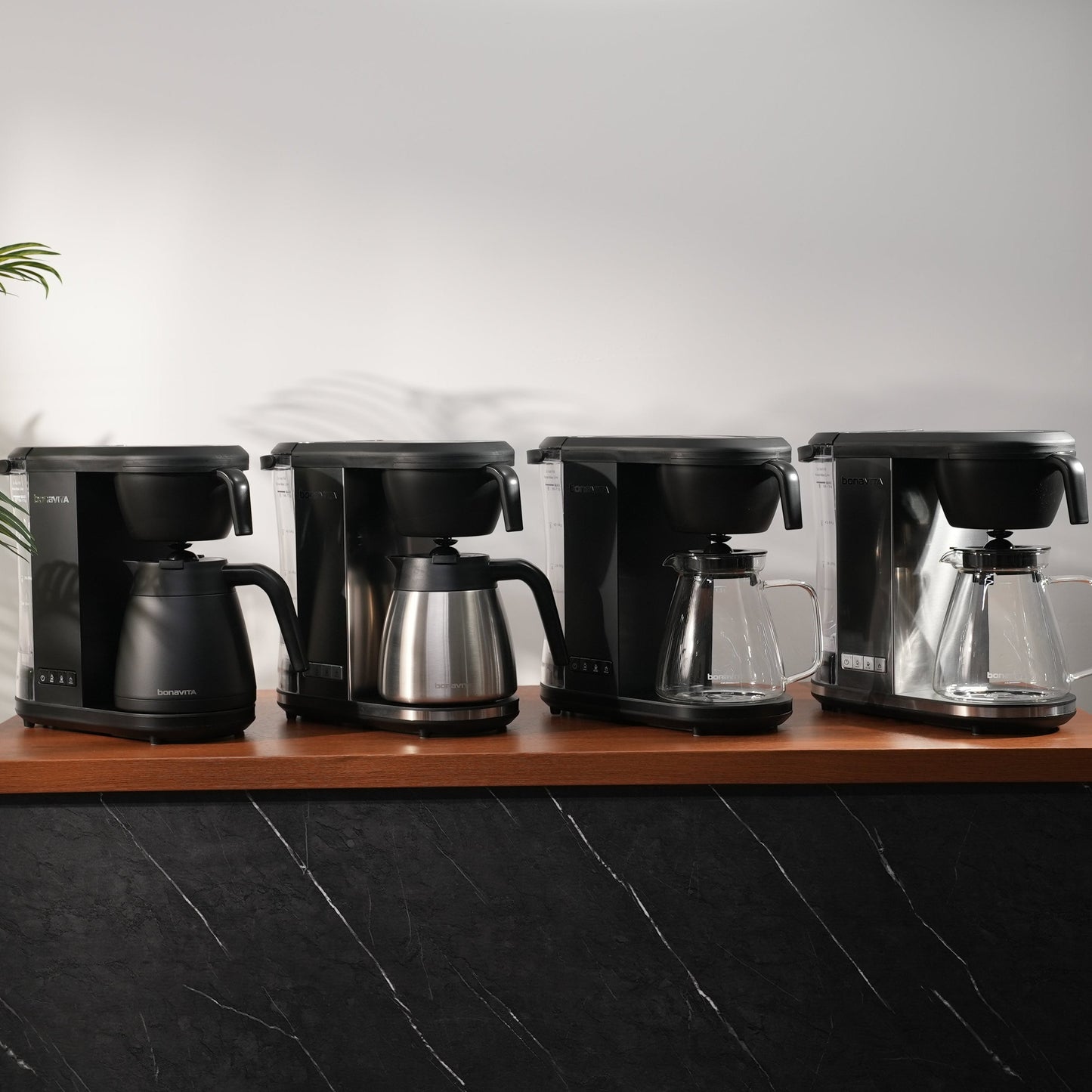 Enthusiast 8-Cup Drip Coffee Brewer with 1.3L Thermal or Glass Carafe