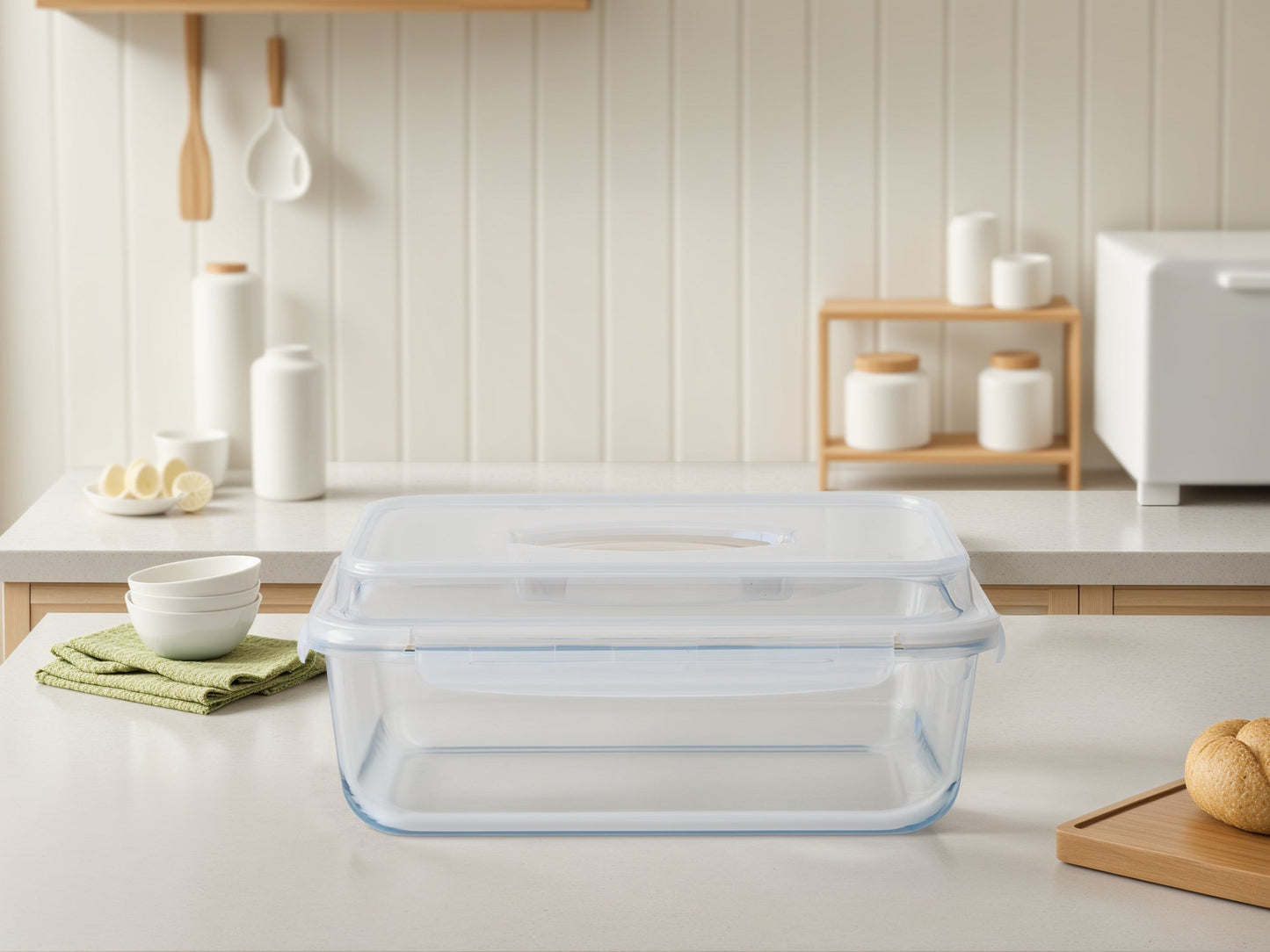 Bake & Carry Glass Set (5 Containers, Vanilla)
