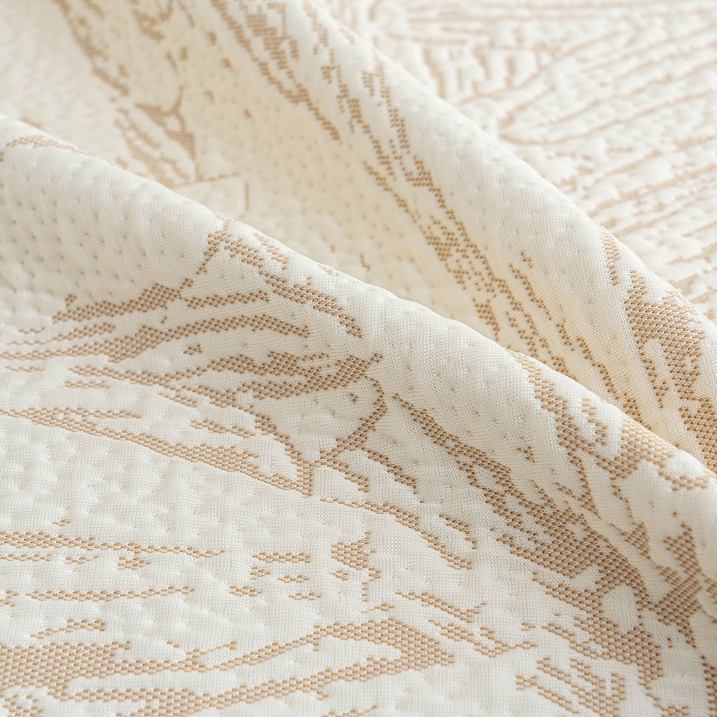 Cooling Botanical Jacquard Couch Cover Decorative Furniture Cover for Loveseat & Sofas