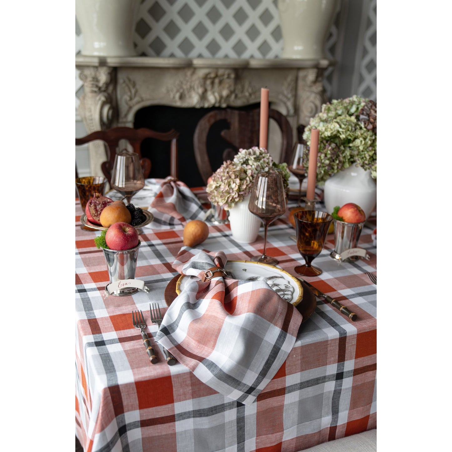 Fall Buffalo Check Napkins, Set of 4
