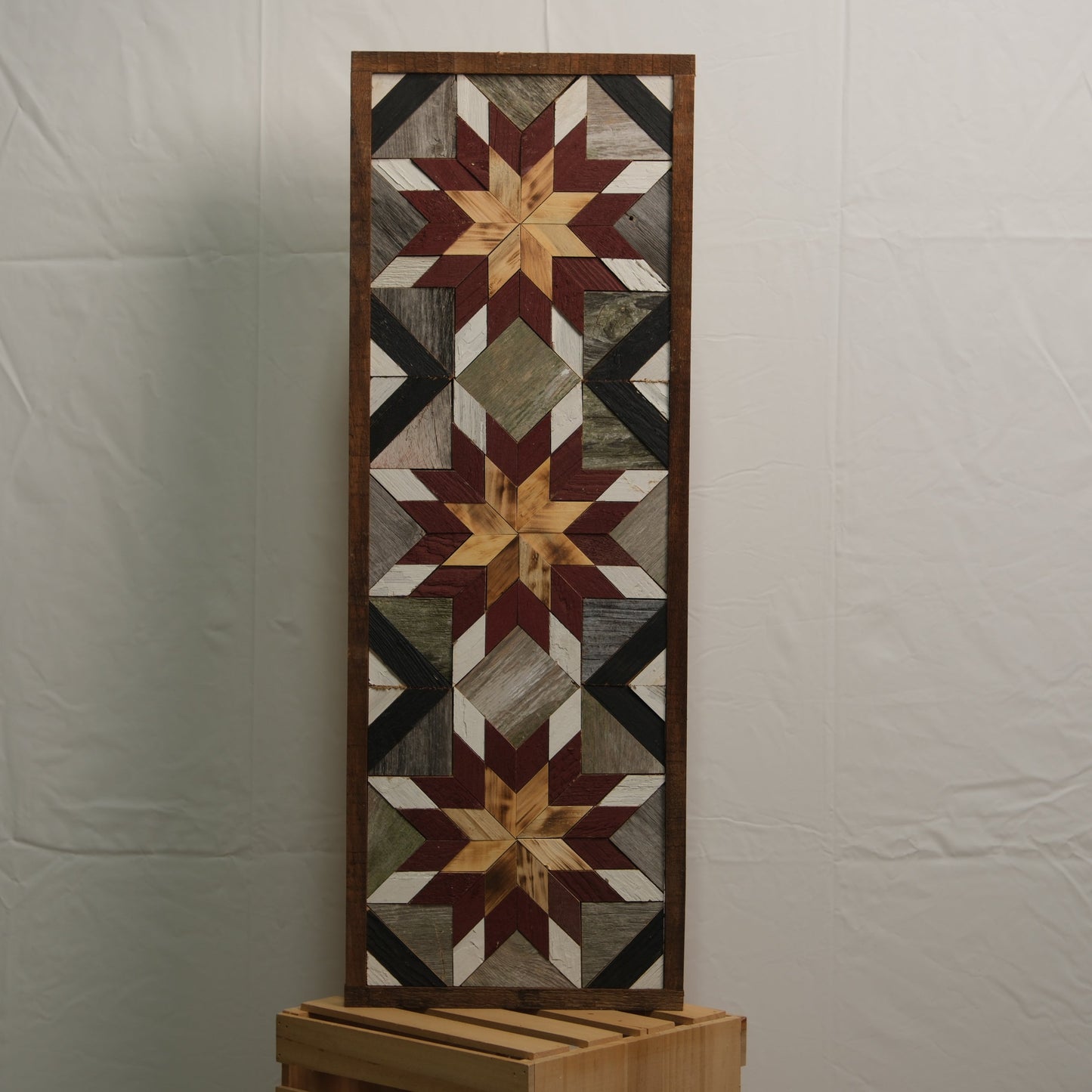 Amish Handmade Barn Quilt - Banner (10.5 in x 30 in)