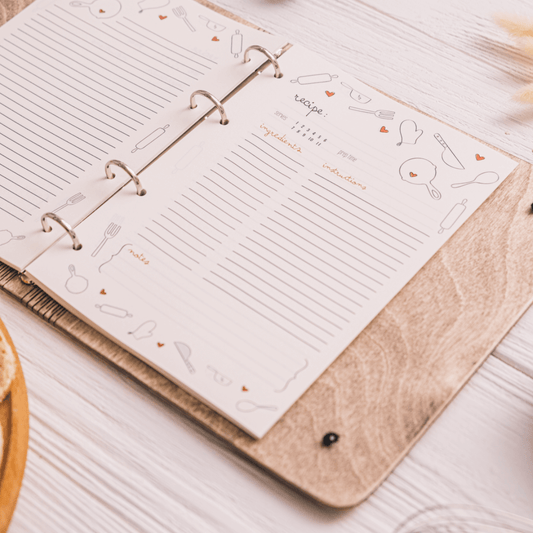 Extra Paper for Recipe Book