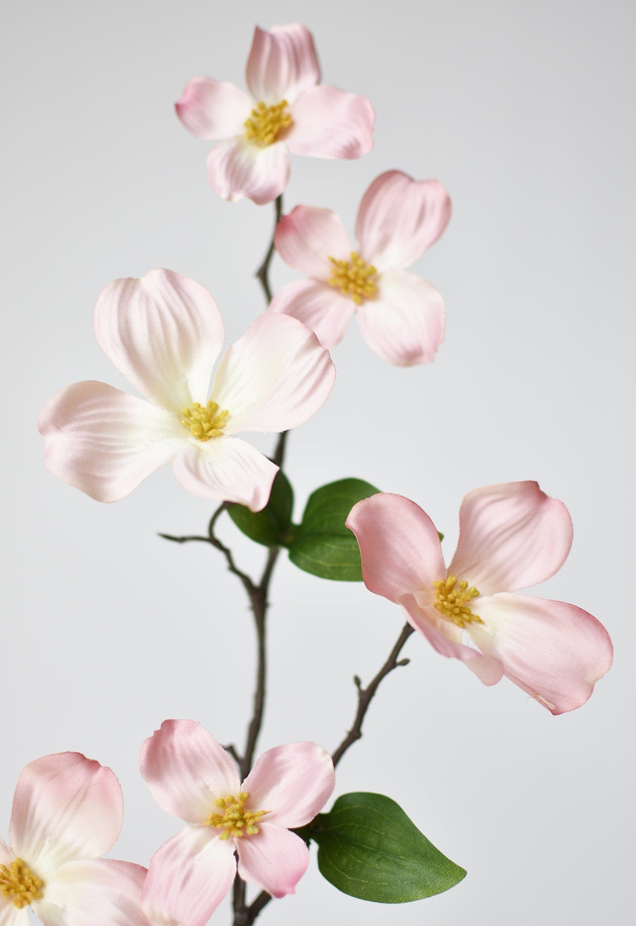 29" Faux Dogwood Branch Stem Blush