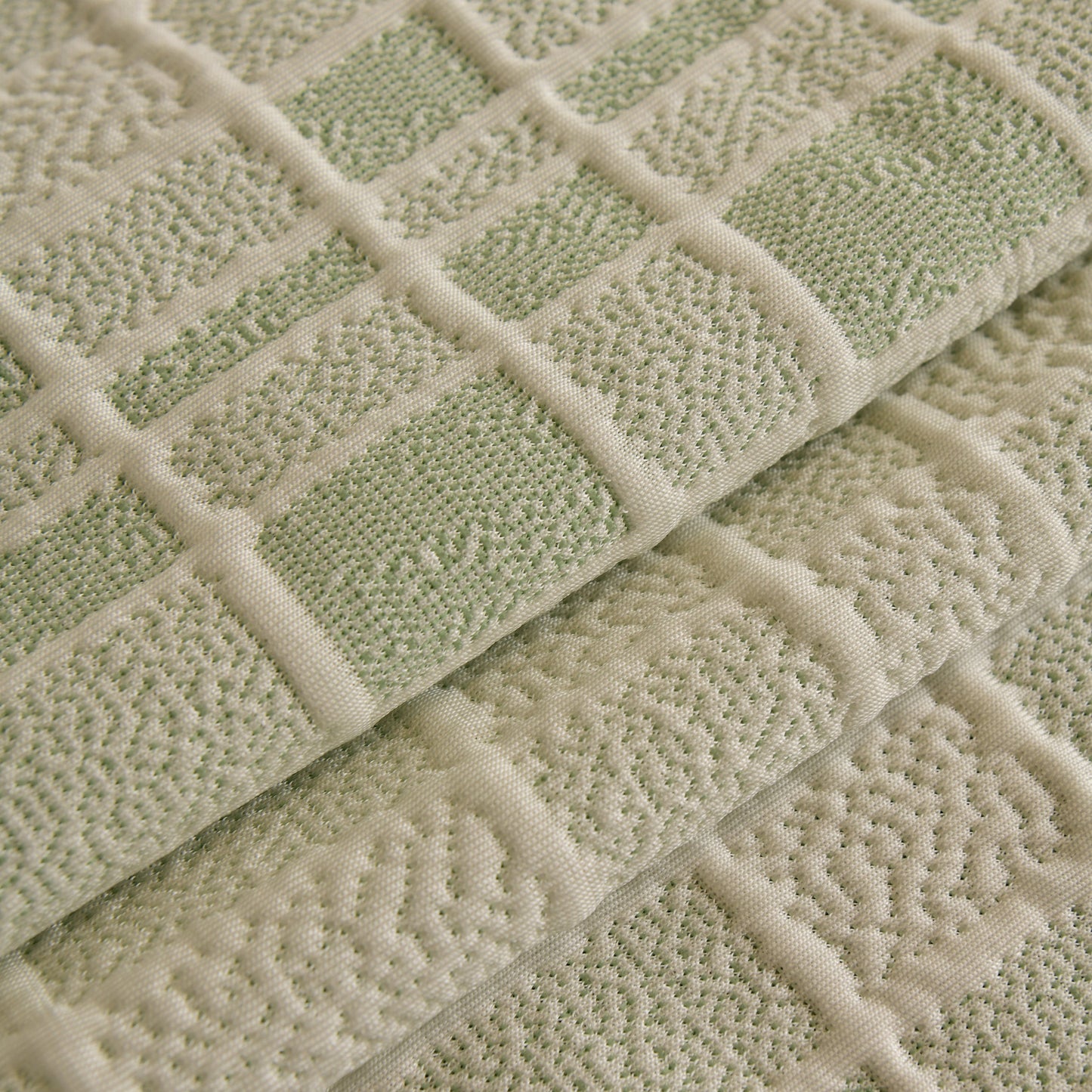 Sofa Cover Throw with Subtle Textured Stripes Lightweight Smooth Couch Slipcover