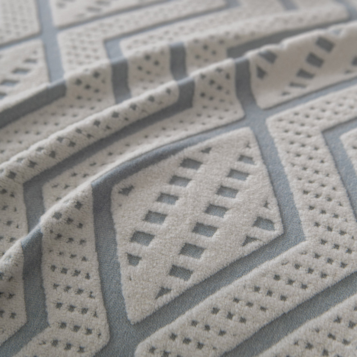 Modern Geometric Jacquard Sofa Slipcover, High Stretch 1-Piece Textured Couch Cover