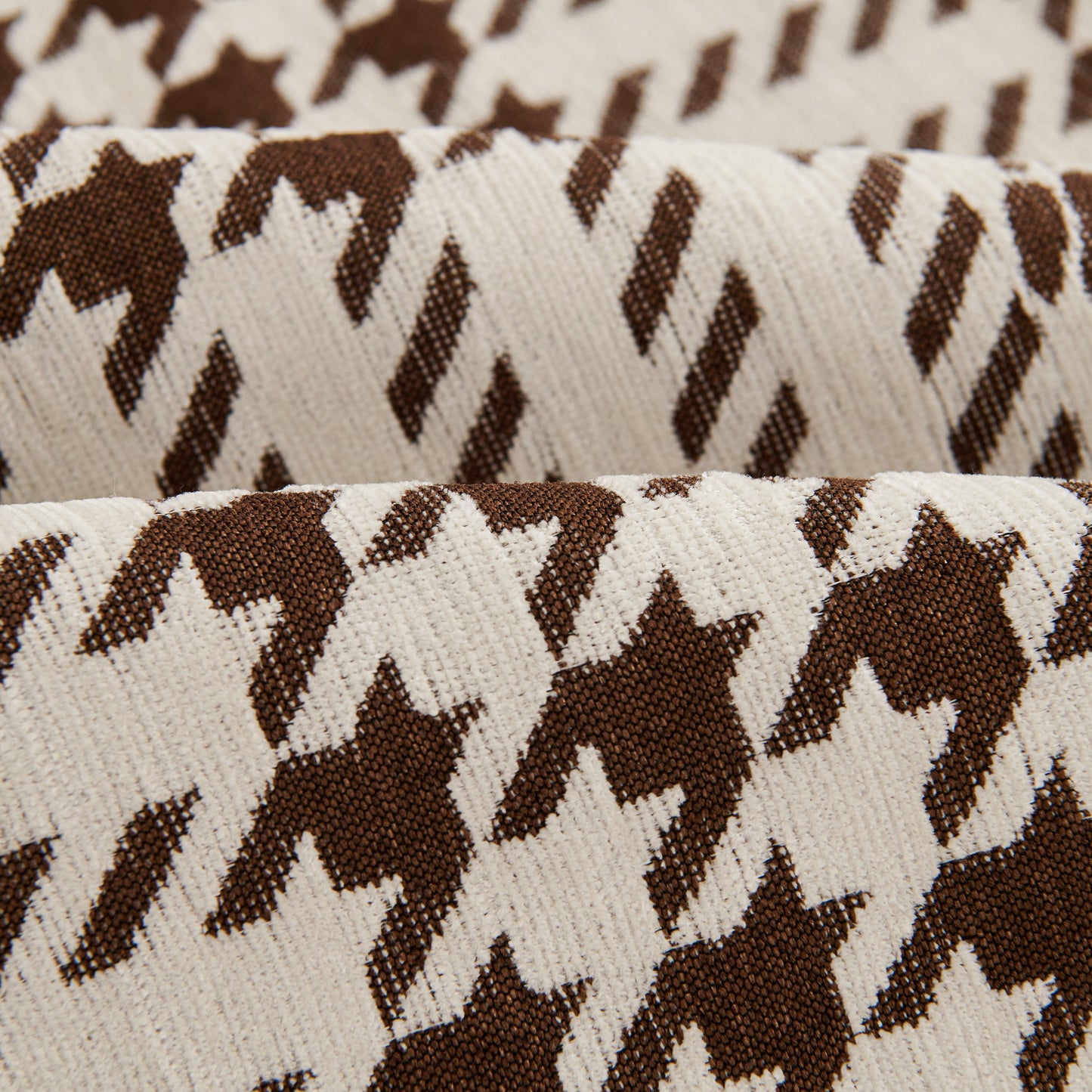 Chenille Houndstooth Sofa Throw Cover, Scratch Proof Cozy Throw Blankets for Couch