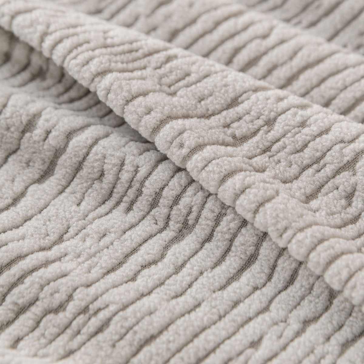 Stretch Textured Vertical Stripe Couch Slipcover, Soft Jacquard Elastic Sofa Cover