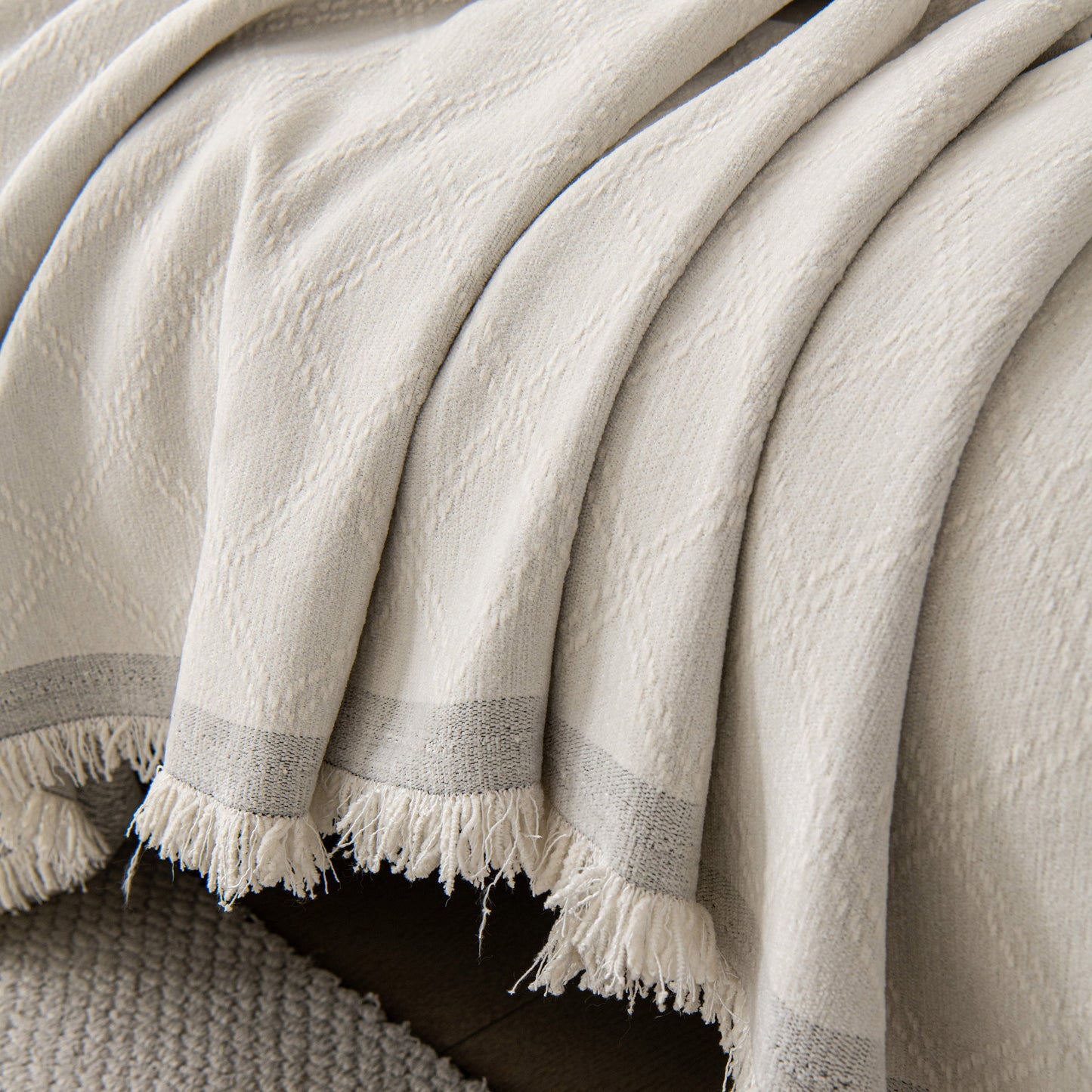 Soft Textured Couch Cover Slipcover Blanket, Modern Couch Covers for Dogs Washable