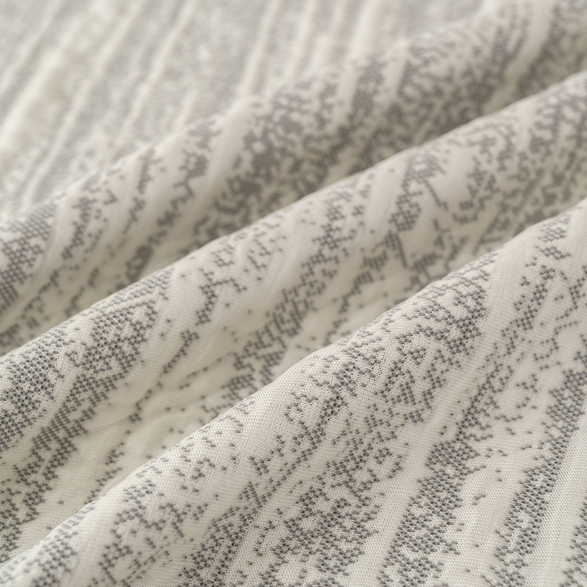 Summer Cooling Ice Silk Sofa Cover, Textured Stripe Soft Breathable Couch Throw Cover