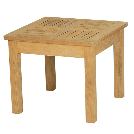 Dane Square Teak Outdoor Side Table