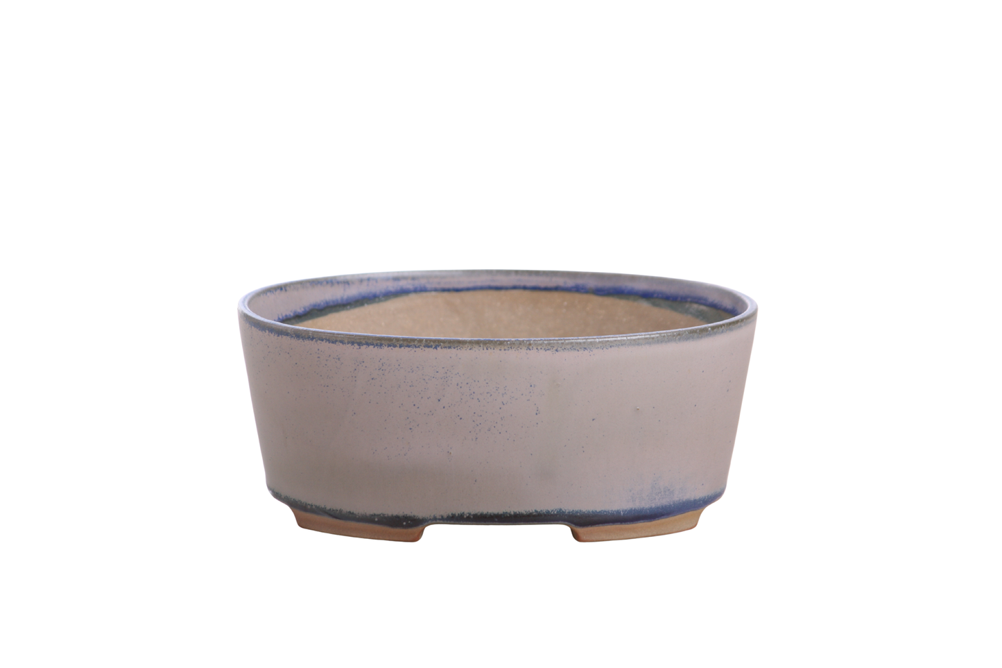 Willow Bonsai Ceramics Oval A Bonsai Pot 6 Inch – Straight‑Sided Oval Ceramic Bonsai & Succulent Planter, High‑Fired Frost‑Proof Stoneware with Drainage & Wiring Holes, Handmade in USA (Ocean)