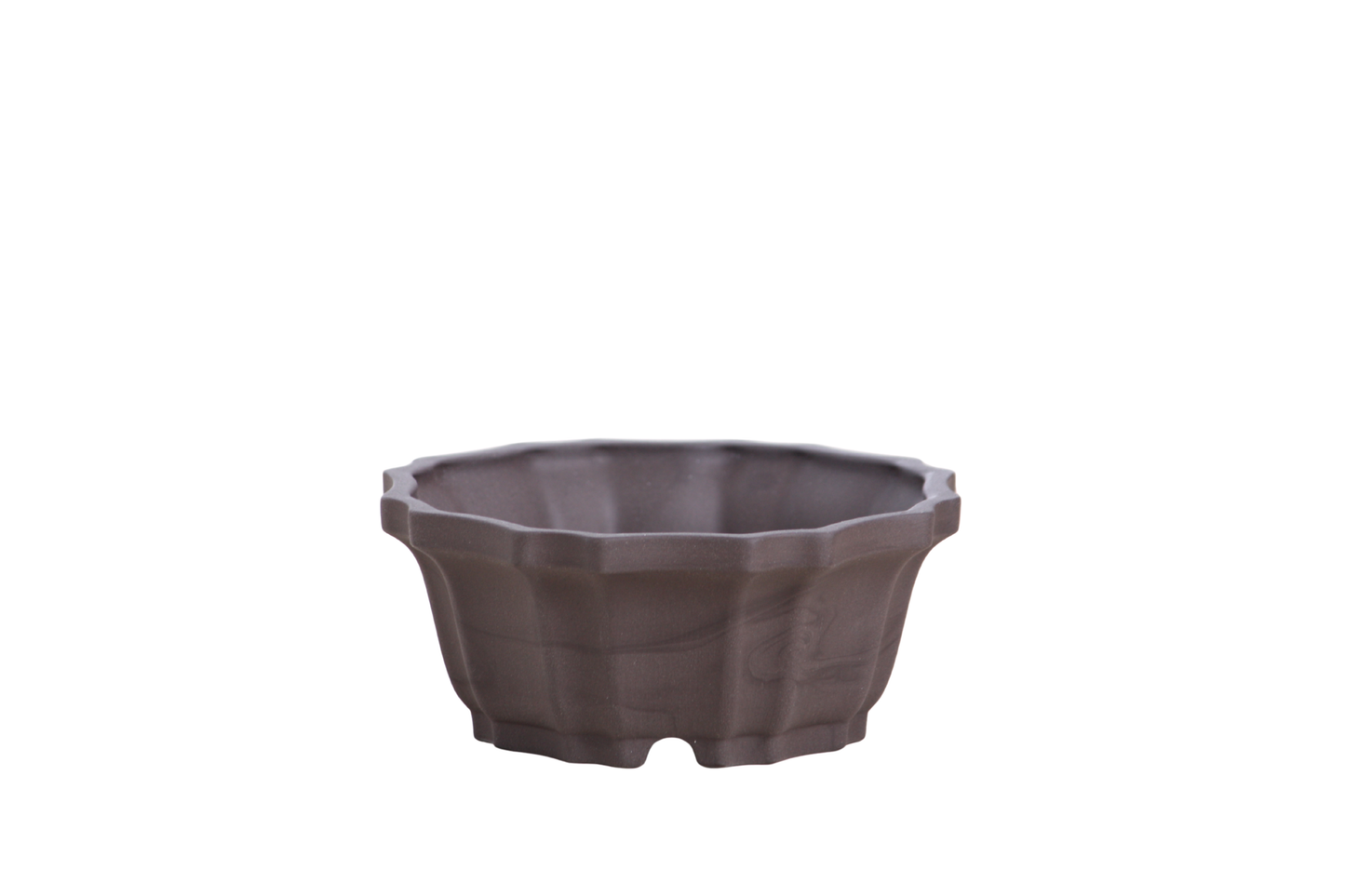 Willow Bonsai Ceramics Flower Design Bonsai Pot 4.5 Inch – Elegant Ceramic Bonsai & Succulent Planter, High‑Fired Frost‑Proof Stoneware with Drainage & Wiring Holes, Handmade in USA (Unglazed Black)