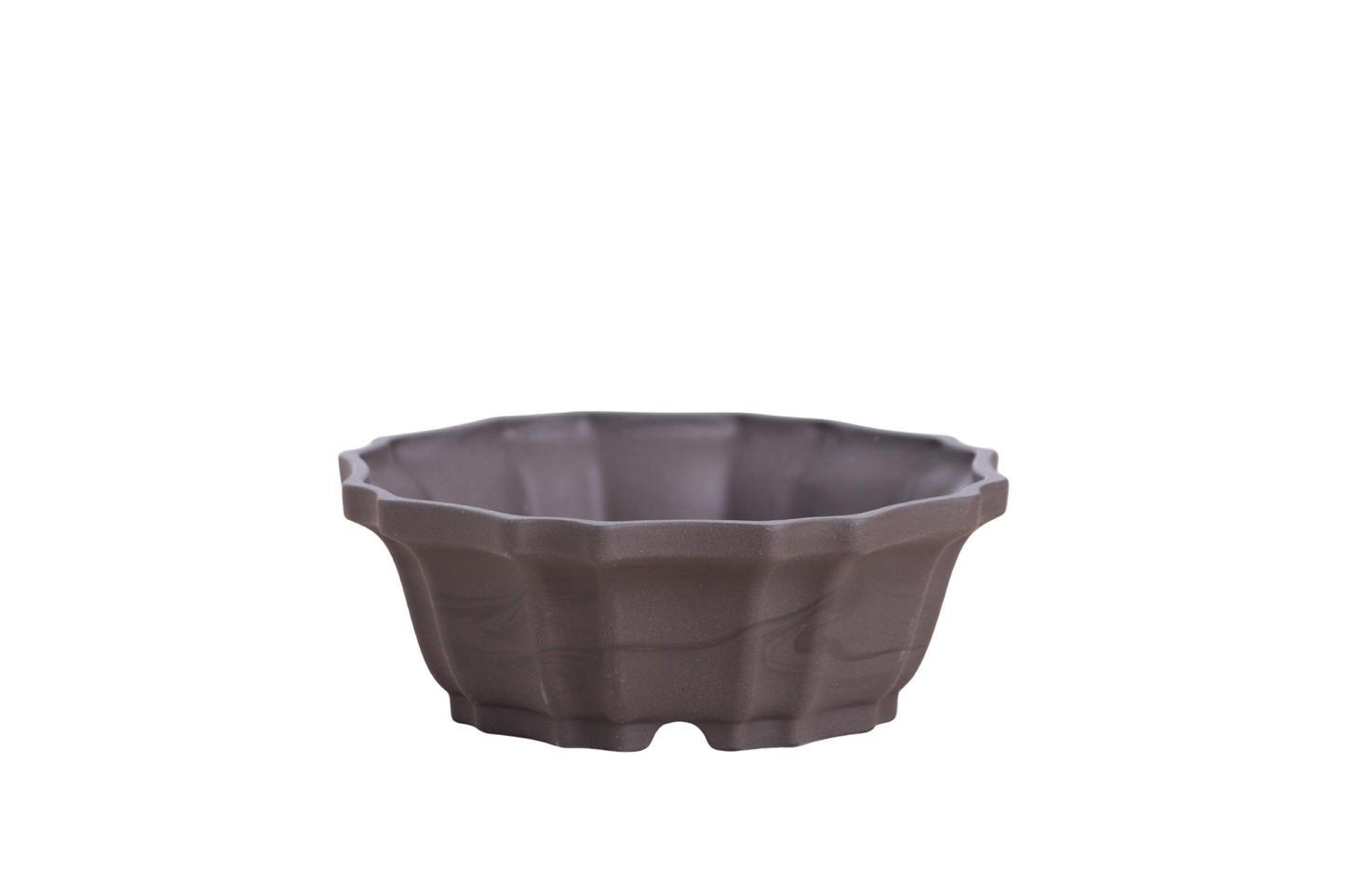 Willow Bonsai Ceramics Flower Design Bonsai Pot 5 Inch – Elegant Ceramic Bonsai & Succulent Planter, High‑Fired Frost‑Proof Stoneware with Drainage & Wiring Holes, Handmade in USA (Unglazed Black)