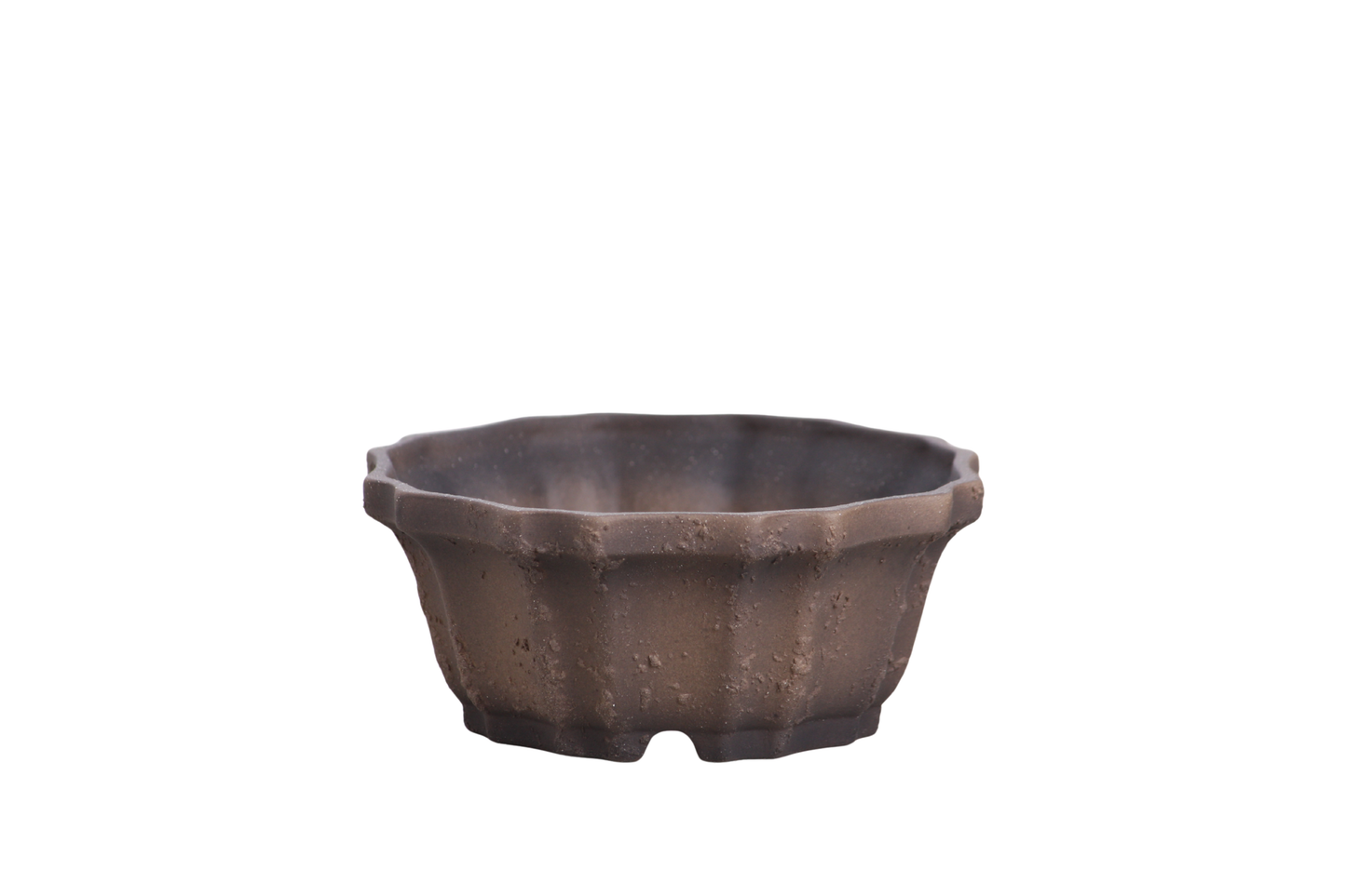 Willow Bonsai Ceramics Flower Design Bonsai Pot 4.5 Inch – Elegant Ceramic Bonsai & Succulent Planter, High‑Fired Frost‑Proof Stoneware with Drainage & Wiring Holes, Handmade in USA (Limited Edition Textured Unglazed 4.5)