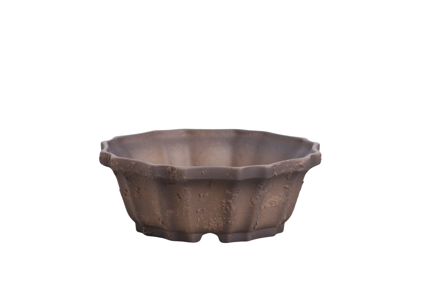 Willow Bonsai Ceramics Flower Design Bonsai Pot 5 Inch – Elegant Ceramic Bonsai & Succulent Planter, High‑Fired Frost‑Proof Stoneware with Drainage & Wiring Holes, Handmade in USA (Limited Edition Textured Unglazed 5 inch)
