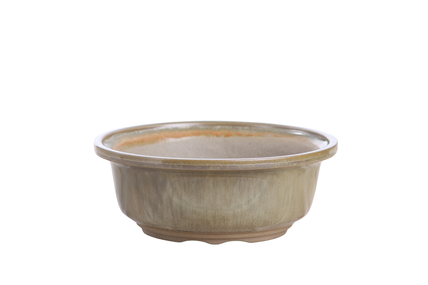 Willow Bonsai Ceramics Round Bonsai Pot 6 Inch – Round Ceramic Bonsai & Succulent Planter with Accentuated Rim and Sculpted Foot Ring, High‑Fired Frost‑Proof Stoneware, Handmade in USA (Copenhagen)