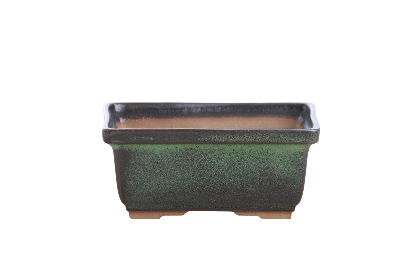 Willow Bonsai Ceramics Rectangle Deep Bonsai Pot 5 Inch – Higher‑Profile Rectangular Ceramic Bonsai & Succulent Planter with Accentuated Rim, High‑Fired Frost‑Proof Stoneware, Handmade in USA (Avocado)
