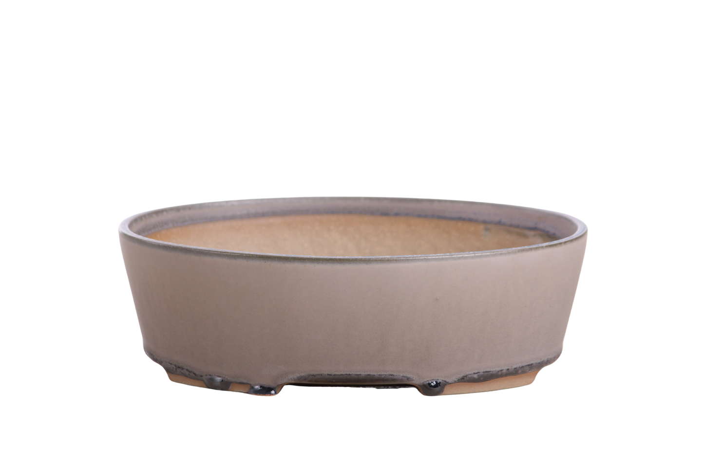 Willow Bonsai Ceramics Oval A Bonsai Pot 8 Inch – Straight‑Sided Oval Ceramic Bonsai & Succulent Planter, High‑Fired Frost‑Proof Stoneware with Drainage & Wiring Holes, Handmade in USA (Ocean)
