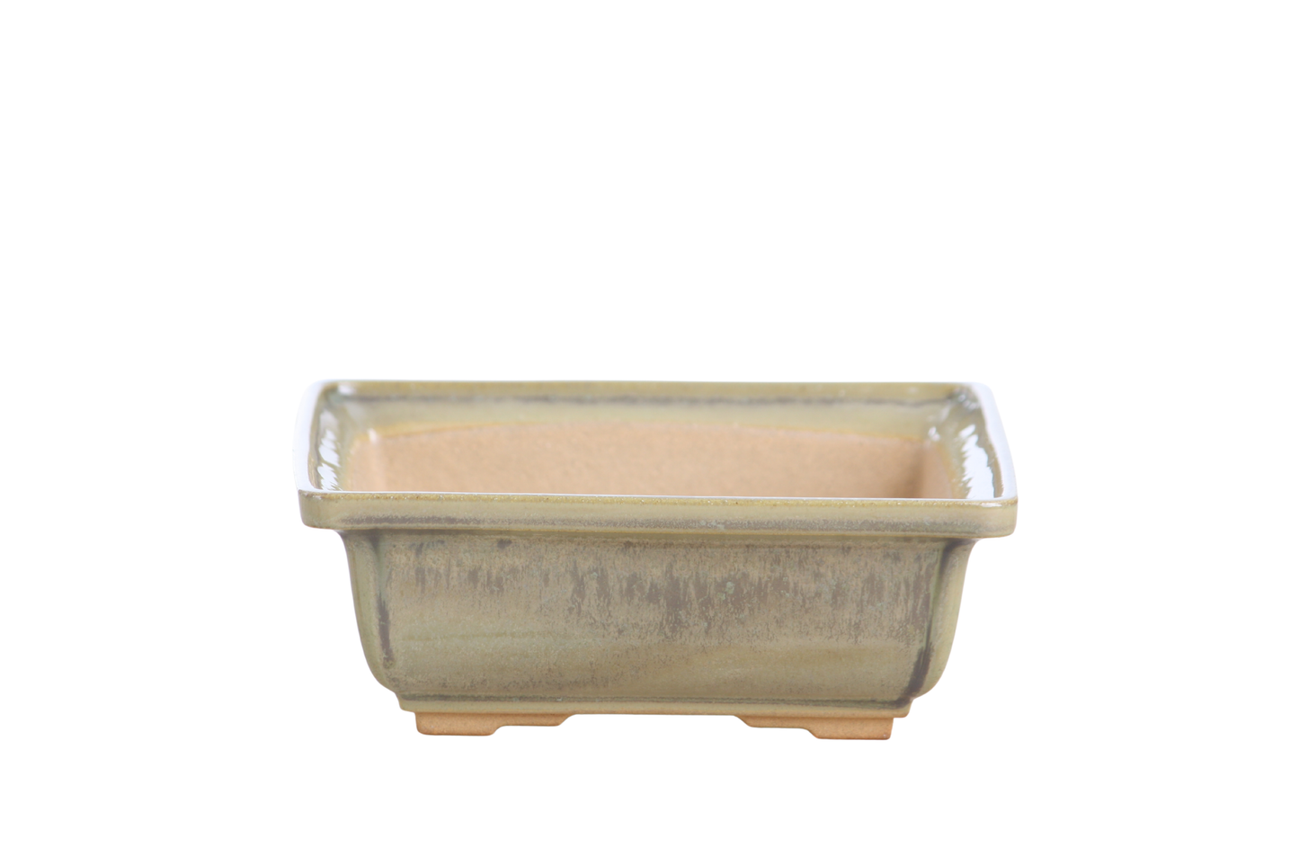 Willow Bonsai Ceramics Square Bonsai Pot 6 Inch – Low‑Profile Square Ceramic Bonsai & Succulent Planter with Accentuated Rim, High‑Fired Frost‑Proof Stoneware, Handmade in USA (Copenhagen)