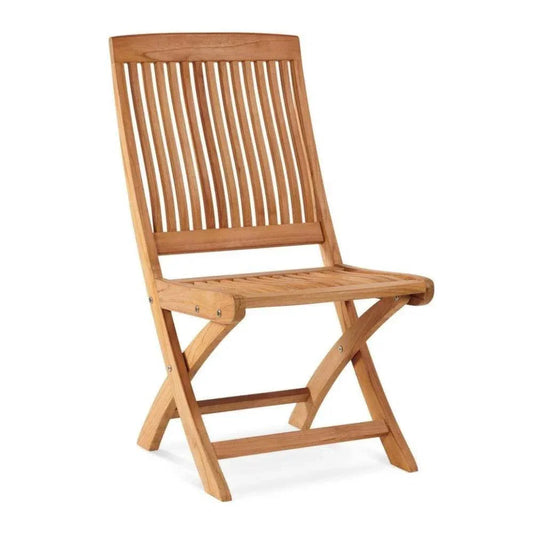 Devon Teak Folding Outdoor Side Chair
