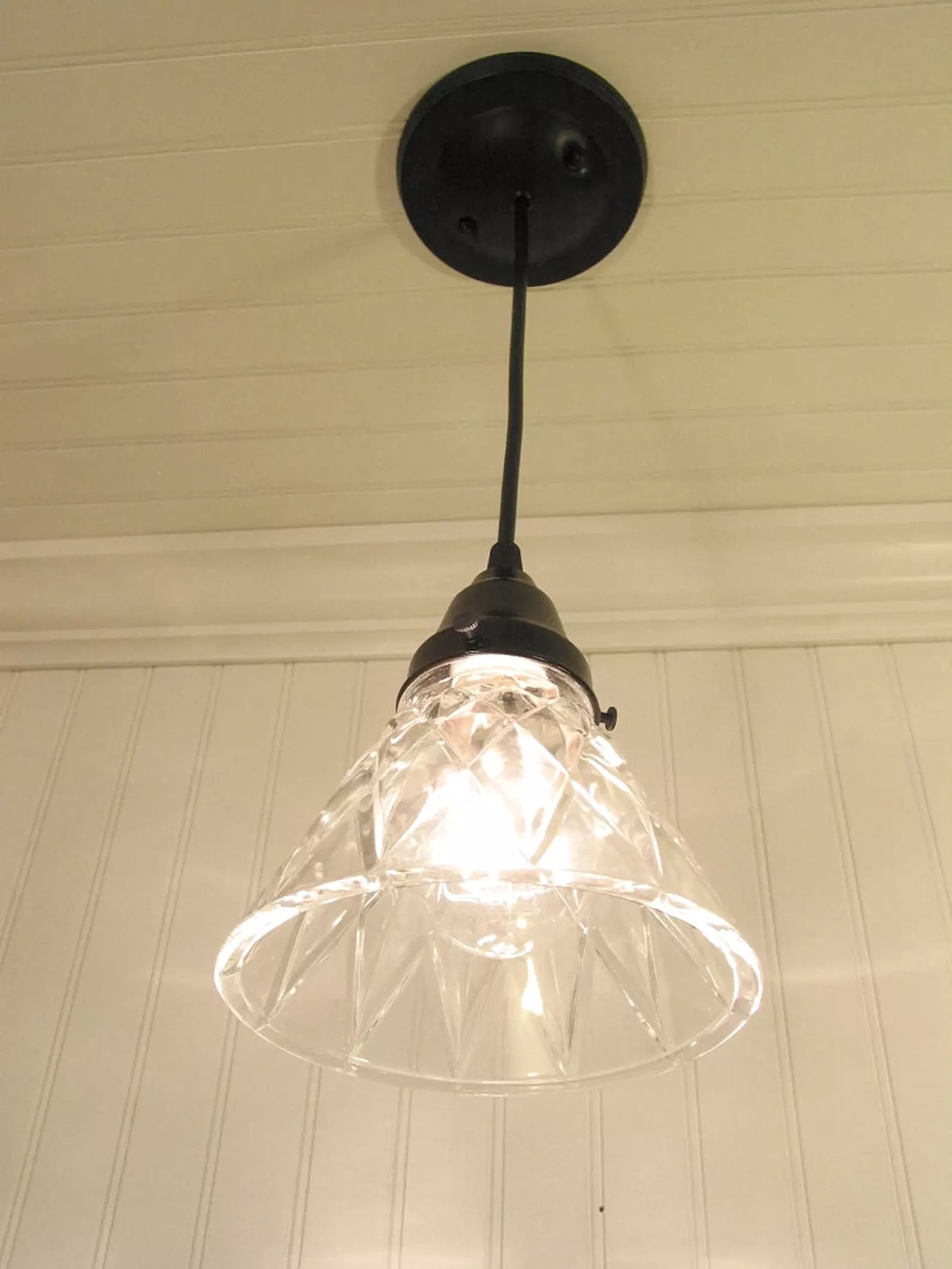 Antique Diamond Pendant Light