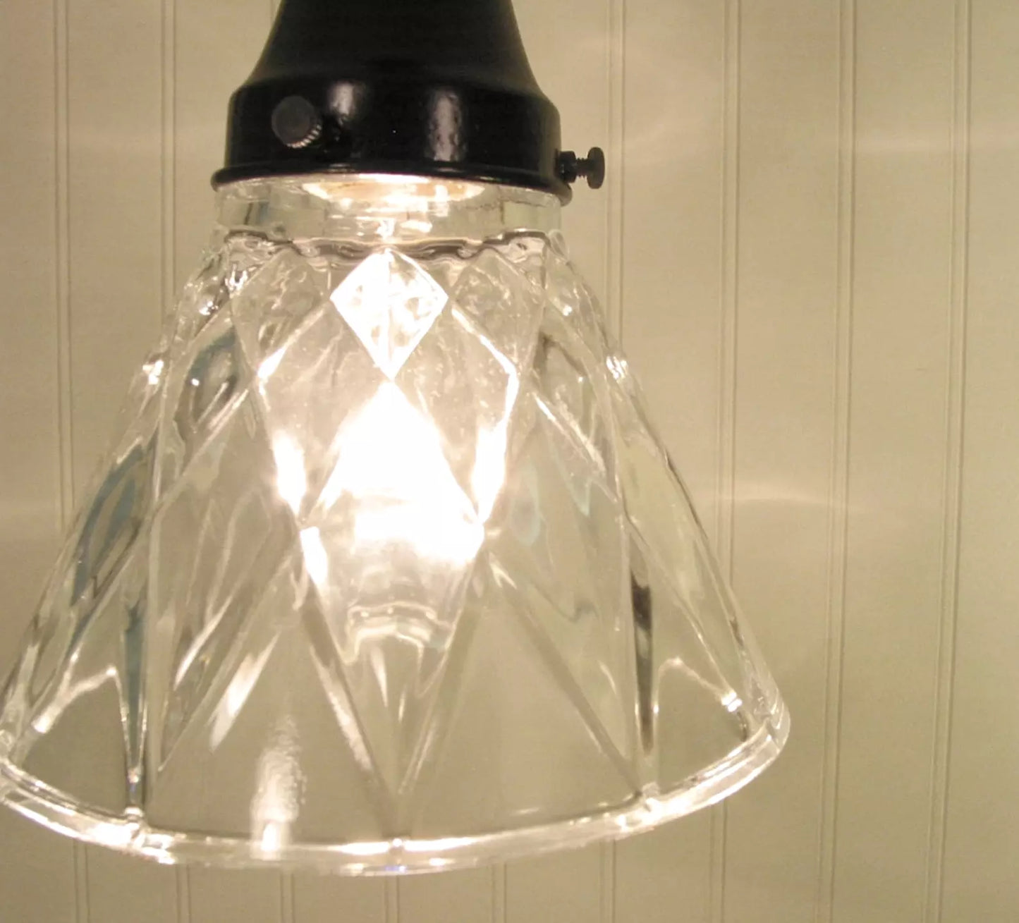 Antique Diamond Pendant Light