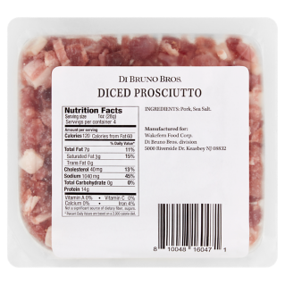 Diced Prosciutto