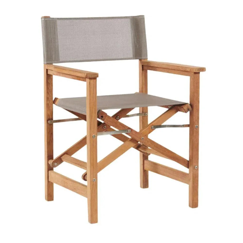 Director Teak Outdoor Folding Armchair