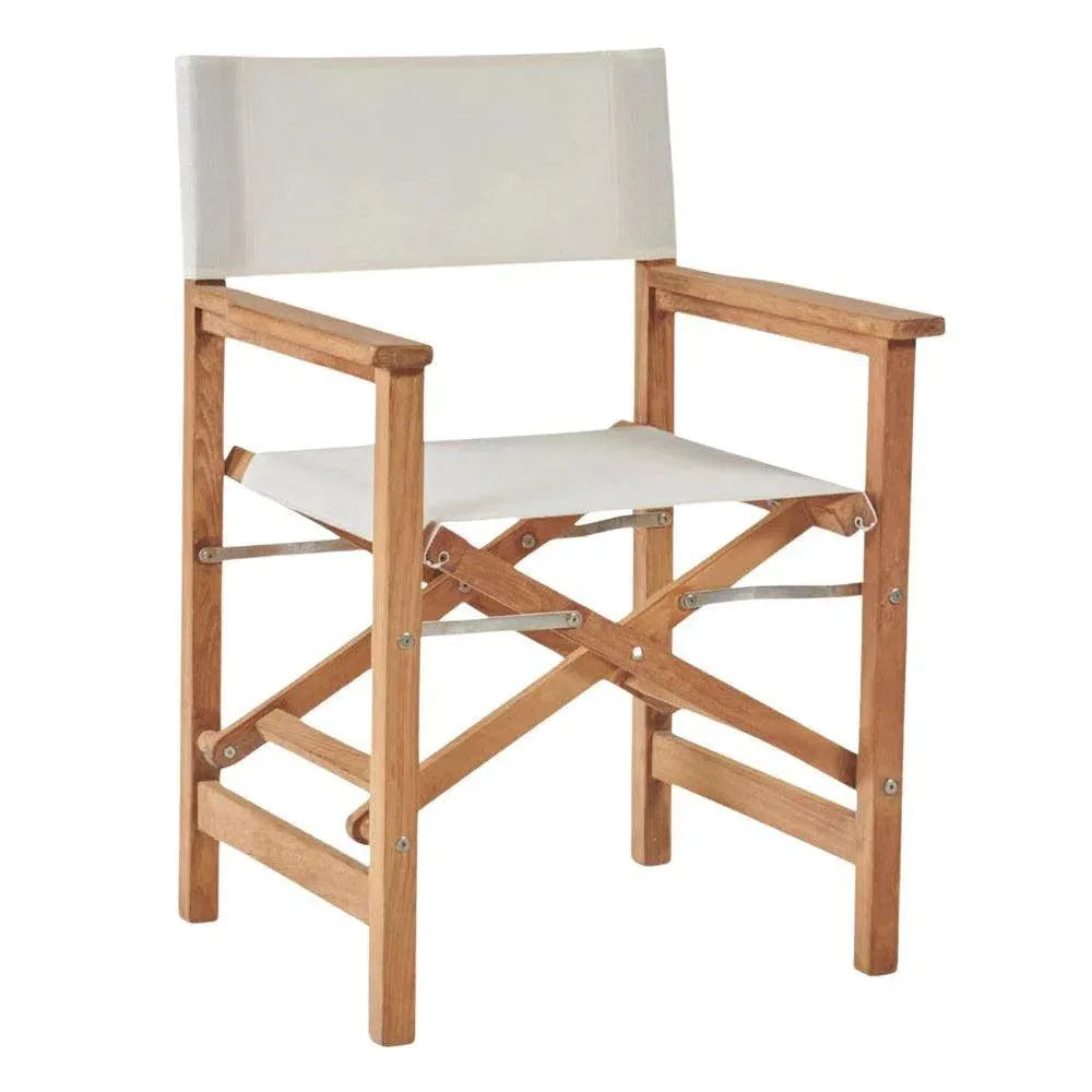 Director Teak Outdoor Folding Armchair