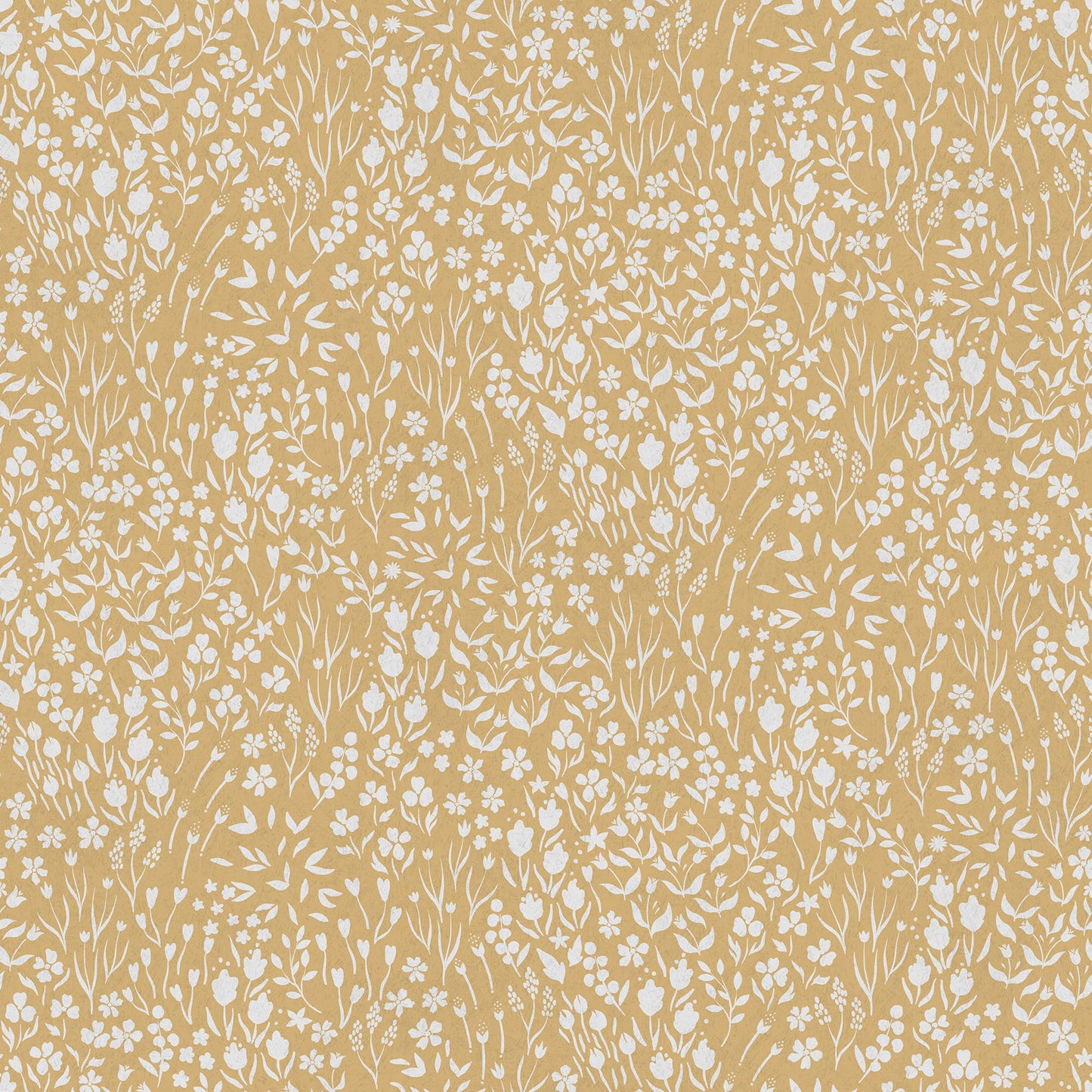 Vintage Ditsy Flowers Peel and Stick & Traditional Wallpaper