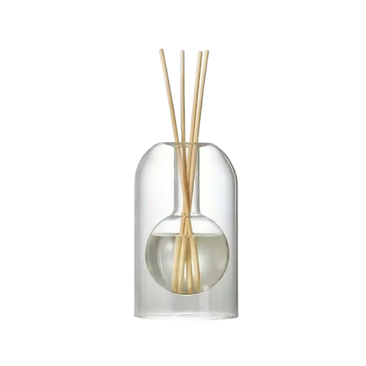 Double Glass Orb Diffuser Vase
