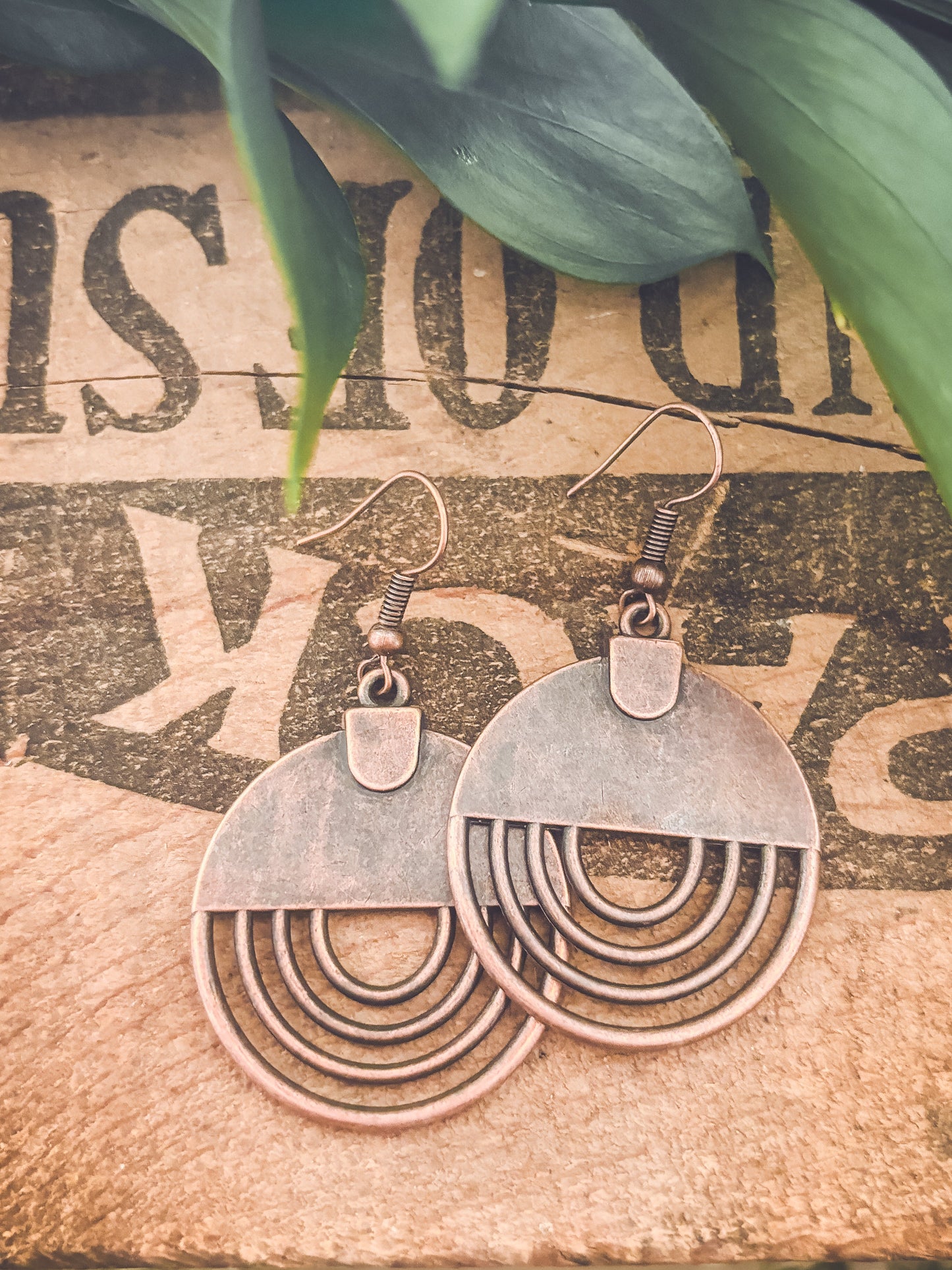 Copper Horizon Earrings