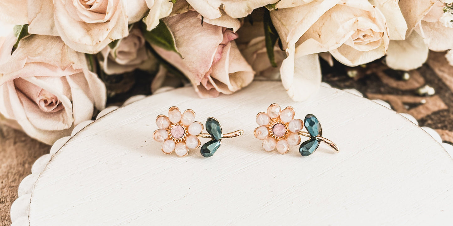 Beautiful Dainty Flower Studs