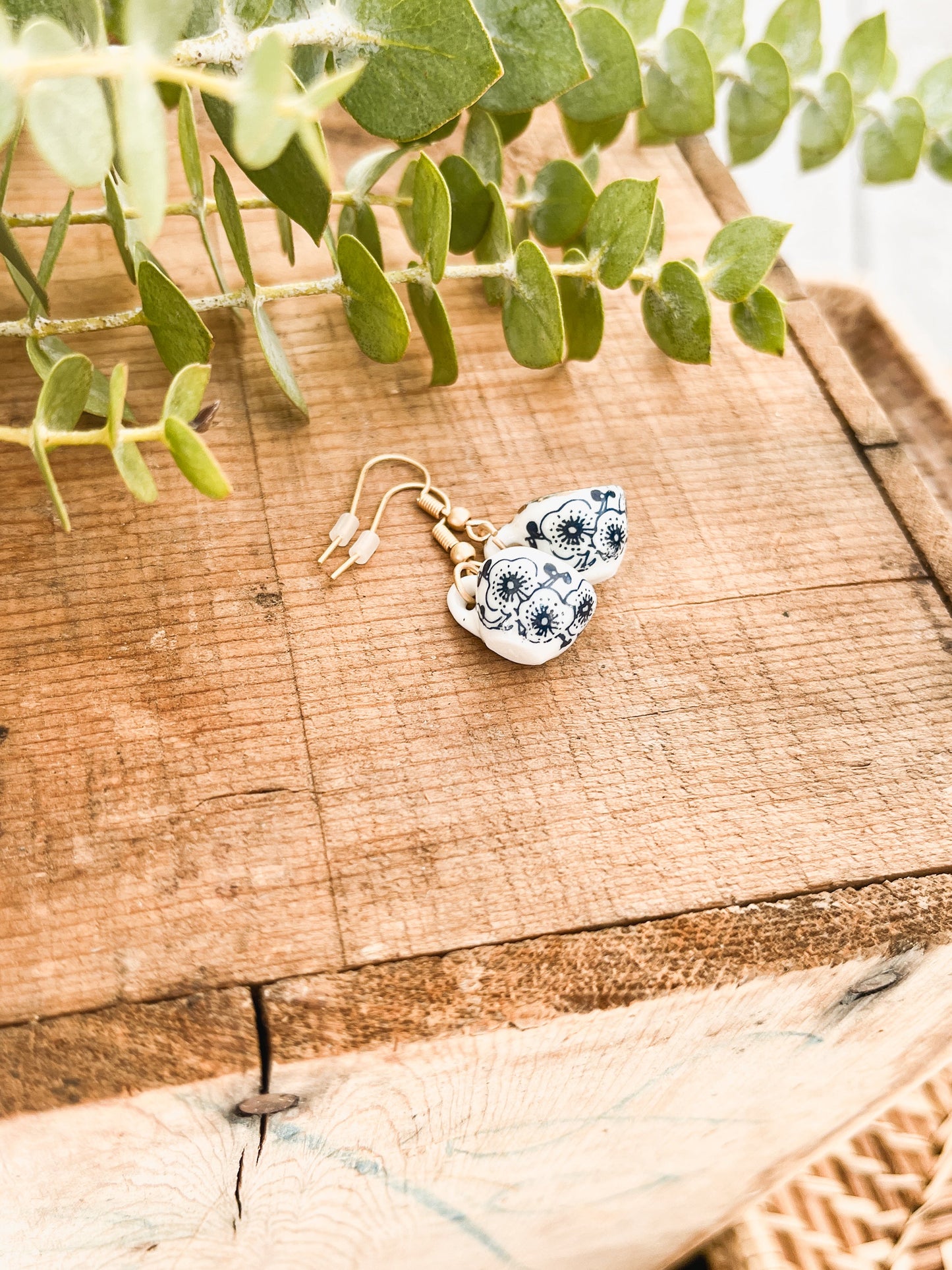 Bluebell Tea Cup Earrings